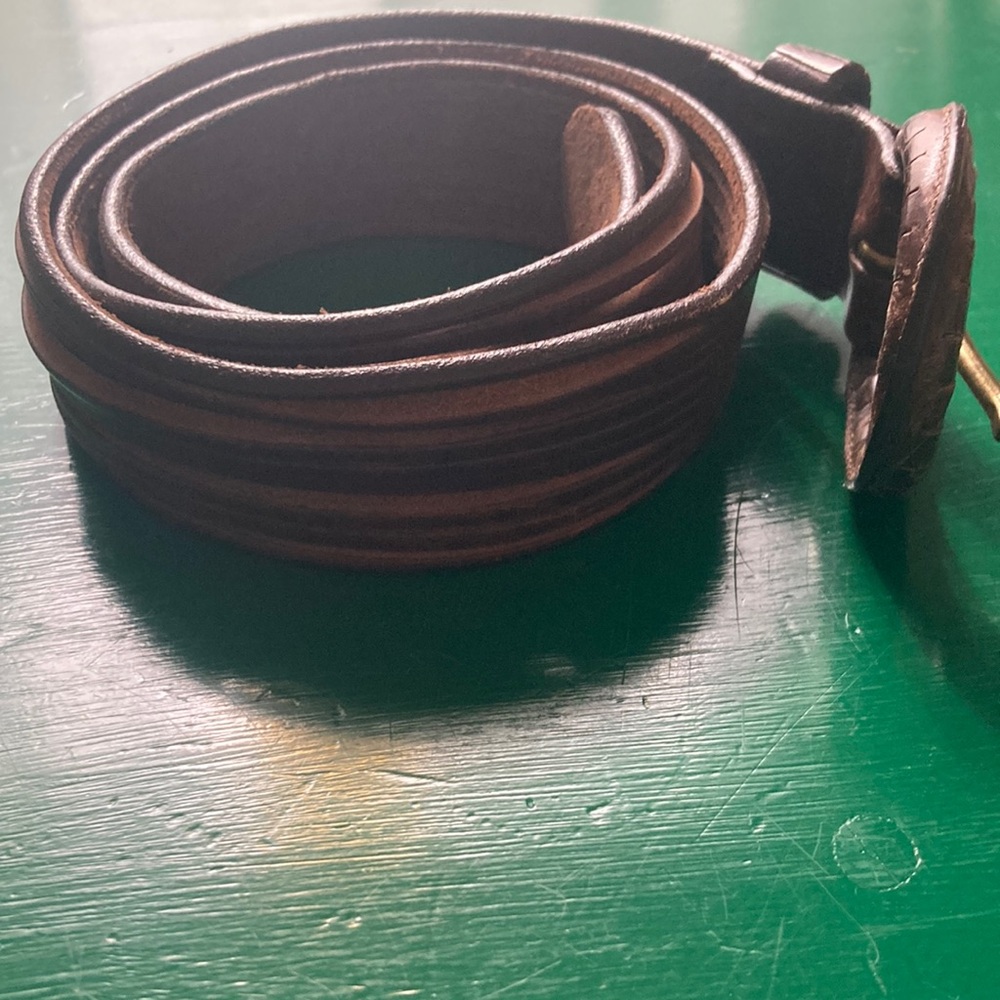 Gap vintage leather brown belt size 34